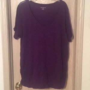 Eggplant Purple Lane Bryant tee